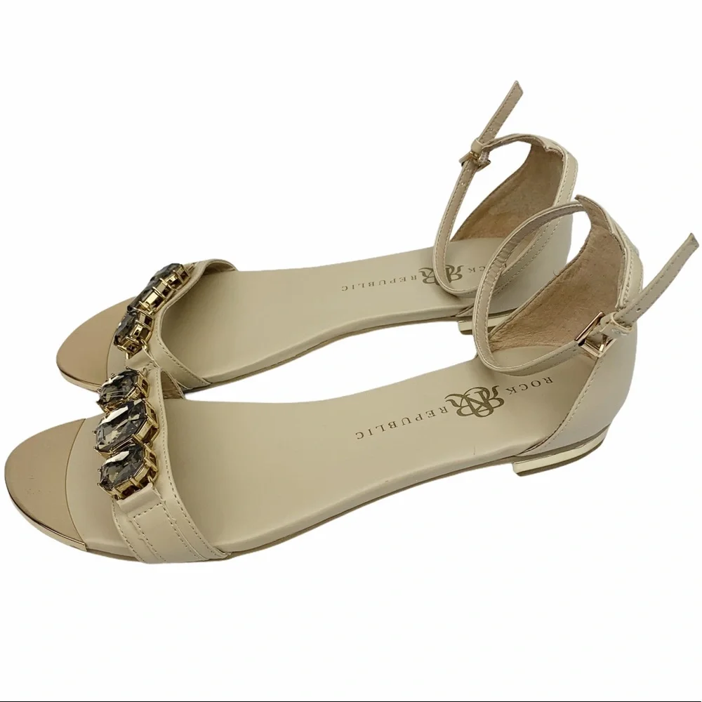 Rock&Republic Emeline Nude Ankle‎ Strap Sandal